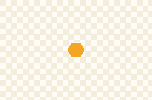 Animation showing hexagons assembling into a honeycomb pattern